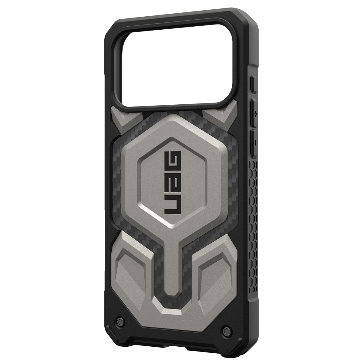 UAG Monarch Pro Backcover Apple iPhone 17 Pro Max - Titanium - Afbeelding 3