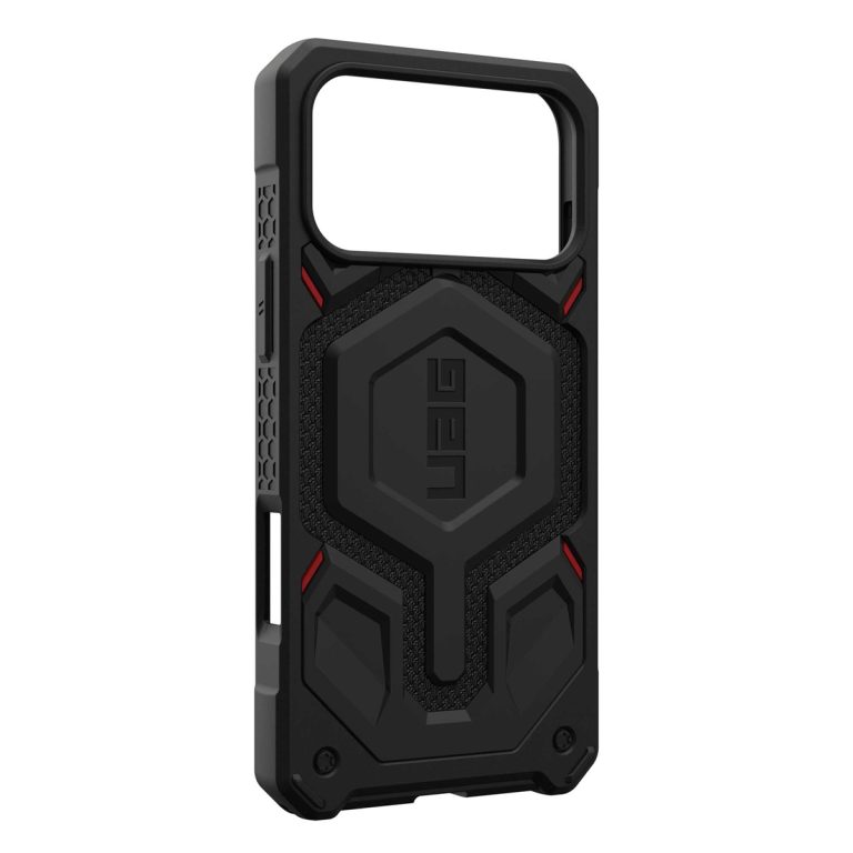 UAG Monarch Pro Backcover Apple iPhone 17 Pro Max - Kevlar Black - Afbeelding 3