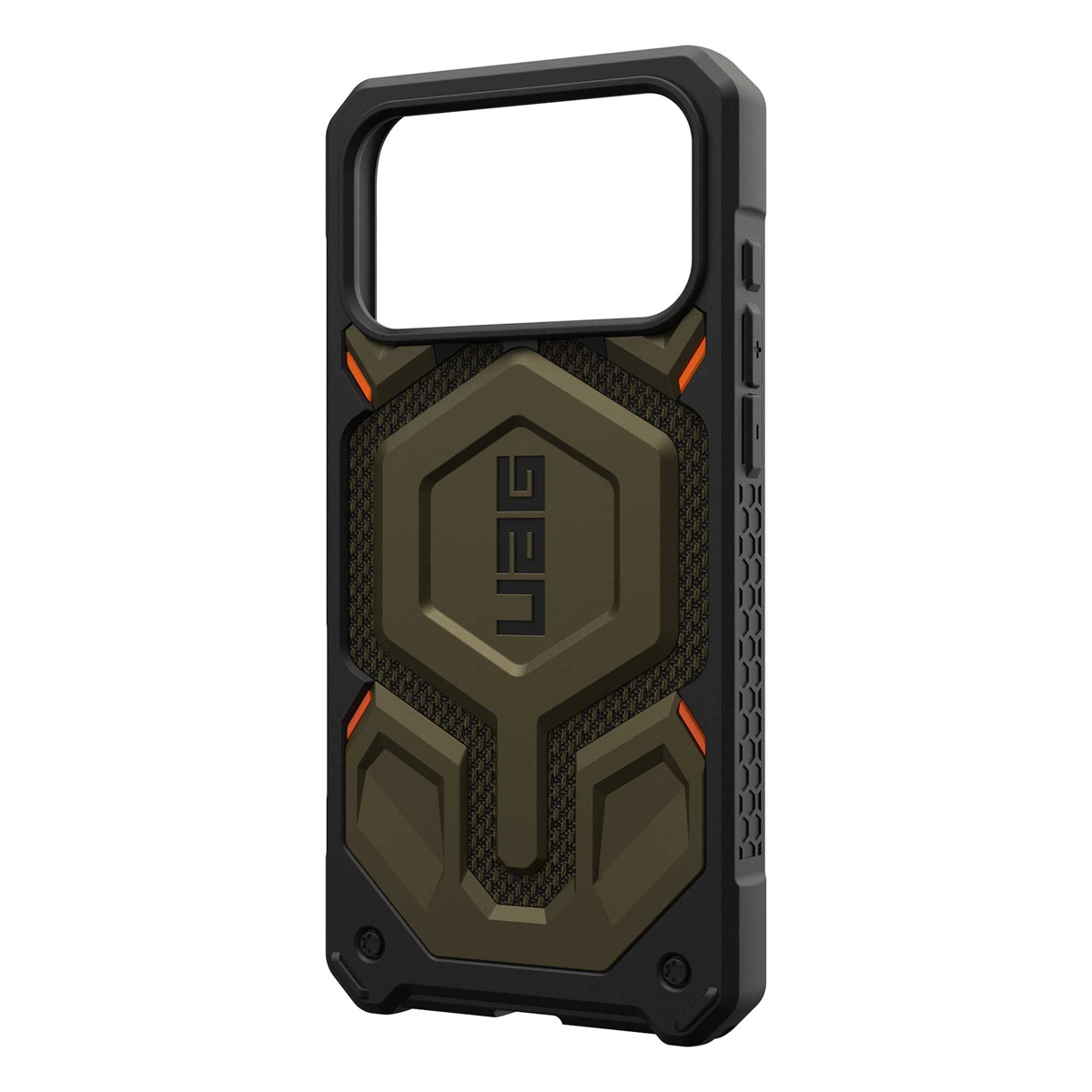 UAG Monarch Pro Backcover Apple iPhone 17 Pro Max - Kevlar Element Green - Afbeelding 3