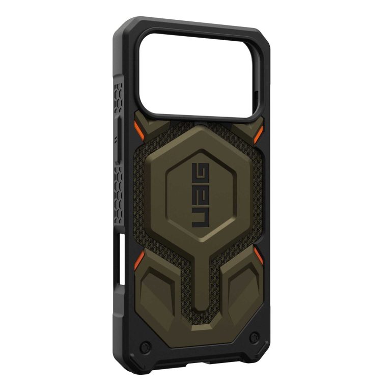 UAG Monarch Pro Backcover Apple iPhone 17 Pro Max - Kevlar Element Green - Afbeelding 2