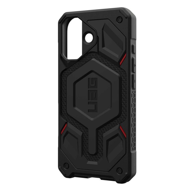 UAG Monarch Pro Backcover Apple iPhone 17 - Kevlar Black - Afbeelding 4