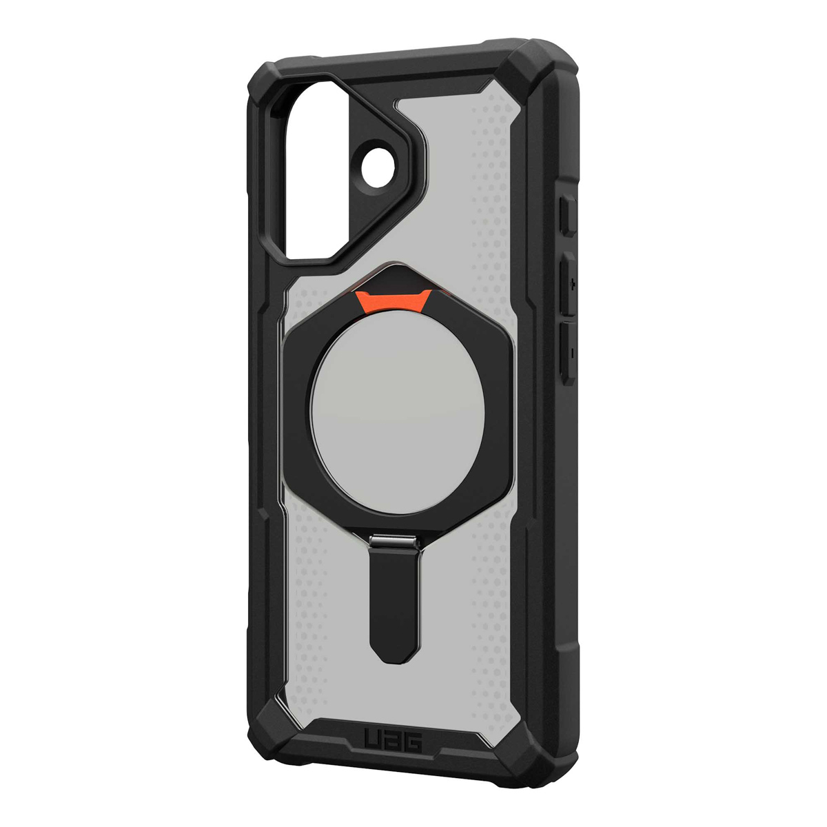 UAG Plasma XTE Backcover MagSafe Apple iPhone 17 - Black Pop Orange - Afbeelding 3
