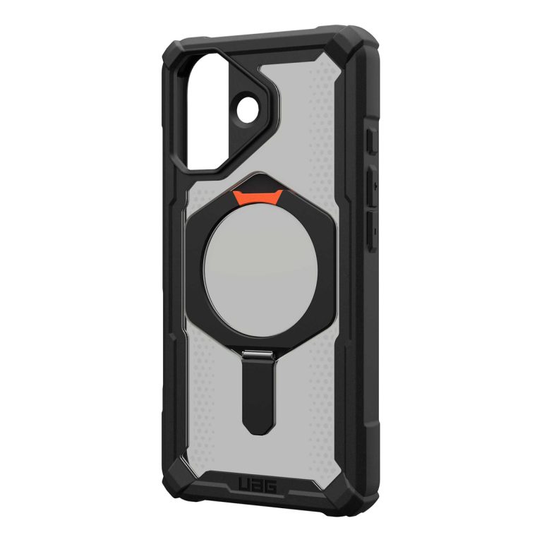 UAG Plasma XTE Backcover MagSafe Apple iPhone 17 - Black Pop Orange - Afbeelding 4