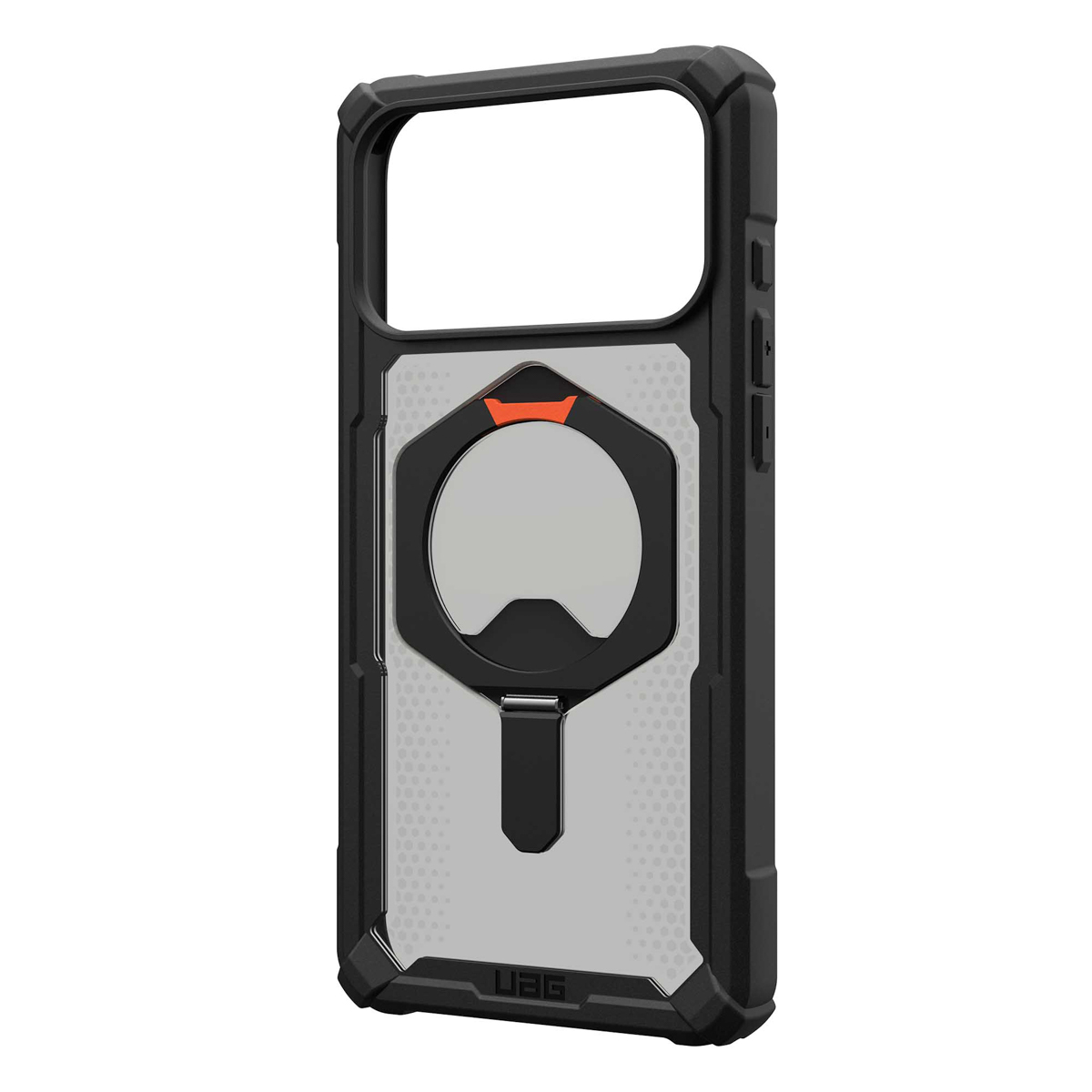 UAG Plasma XTE Backcover MagSafe Apple iPhone 17 Pro Max - Black Pop Orange - Afbeelding 3