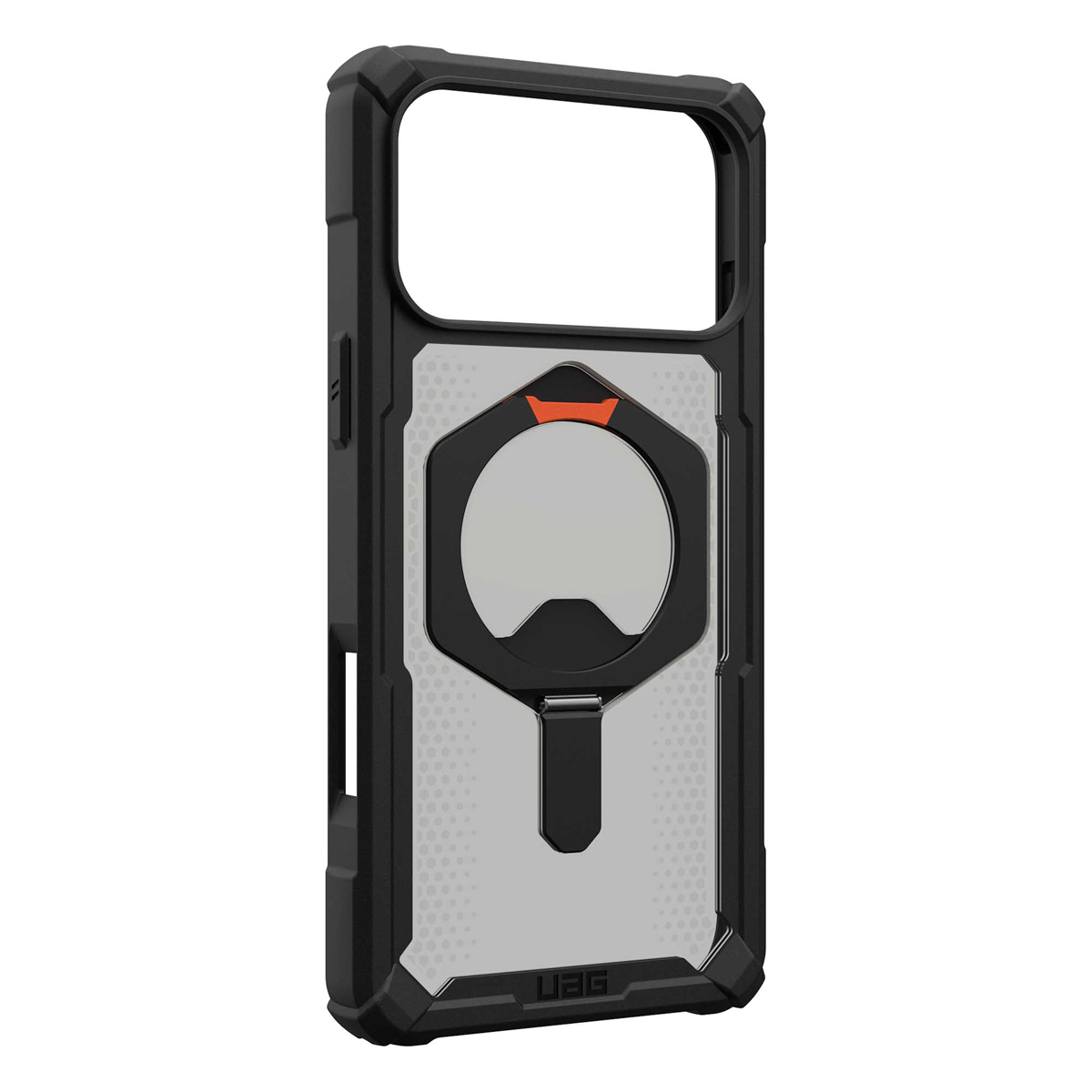 UAG Plasma XTE Backcover MagSafe Apple iPhone 17 Pro Max - Black Pop Orange - Afbeelding 2