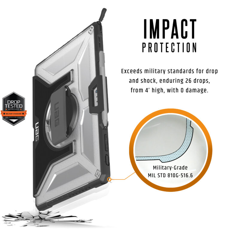 UAG Plasma Backcover Microsoft Surface Pro 7 Plus / 7 / 6 / 4 - Ice - Afbeelding 9