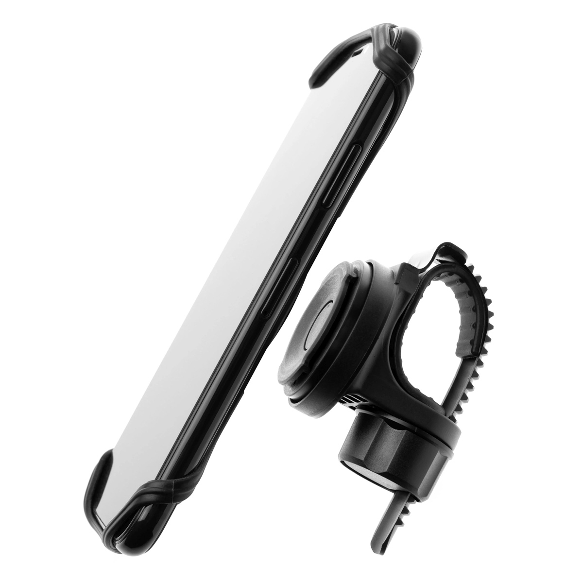 Fixed Bikee 2 - Telefoonhouder fiets - 360 graden draaibaar - Universeel - Zwart - Afbeelding 9