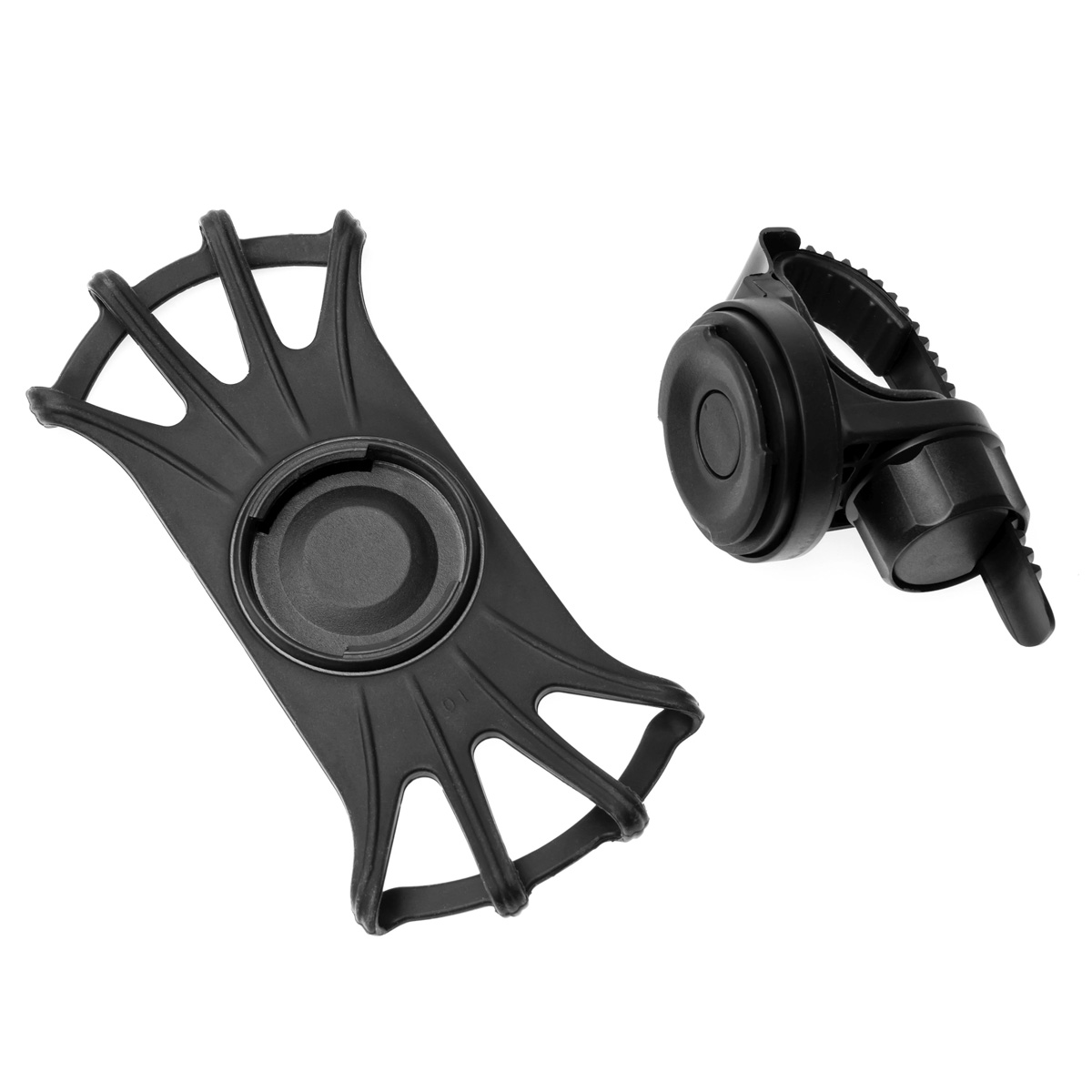 Fixed Bikee 2 - Telefoonhouder fiets - 360 graden draaibaar - Universeel - Zwart - Afbeelding 5