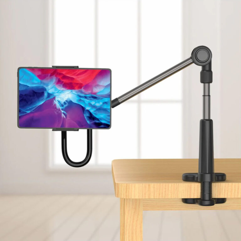 Fixed Relax tablet standaard - Verstelbaar - 360 graden draaibaar - Zwart - Afbeelding 7