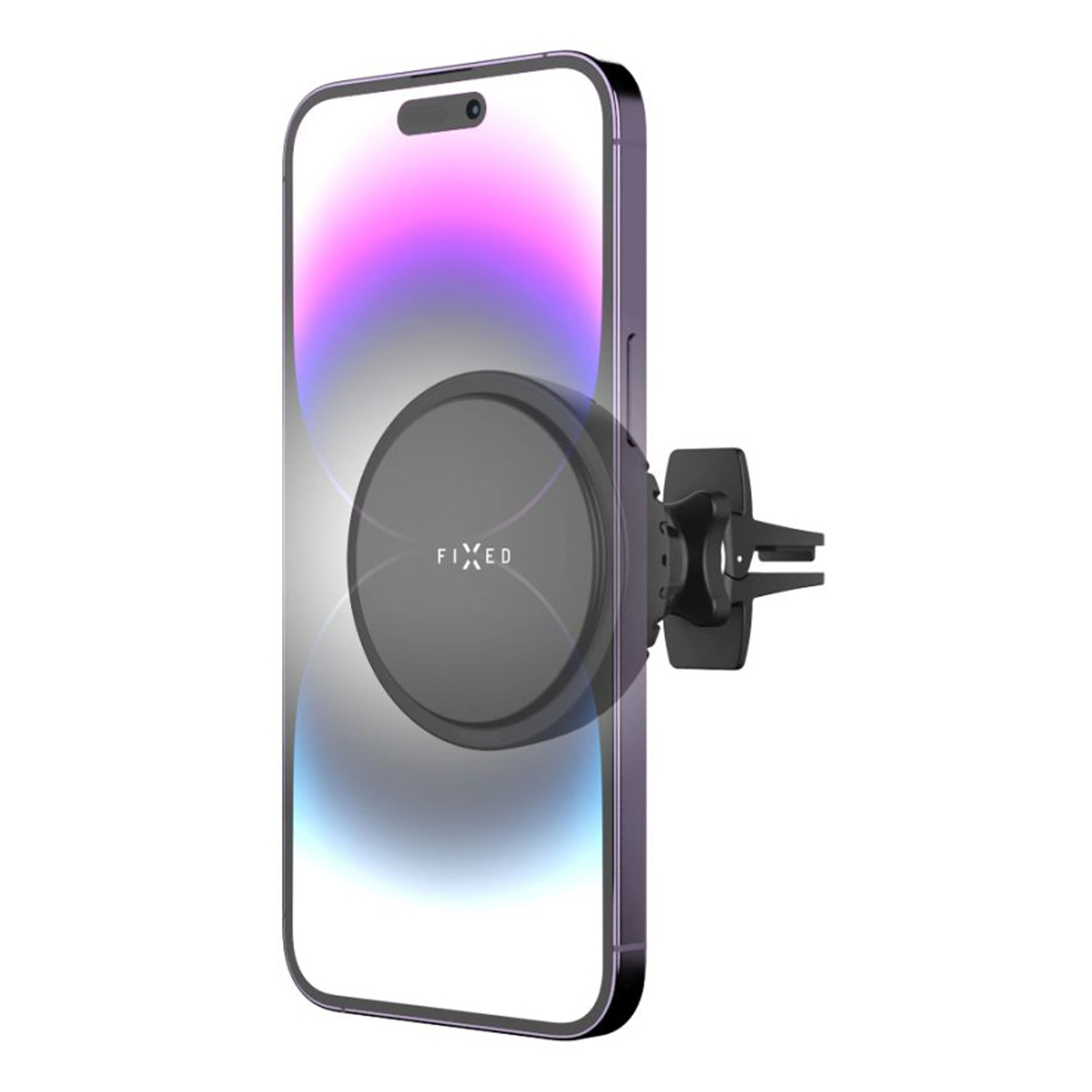 Fixed MagCool - telefoonhouder auto - Ventilatierooster - MagSafe - Draadloos opladen - Zwart - Afbeelding 2