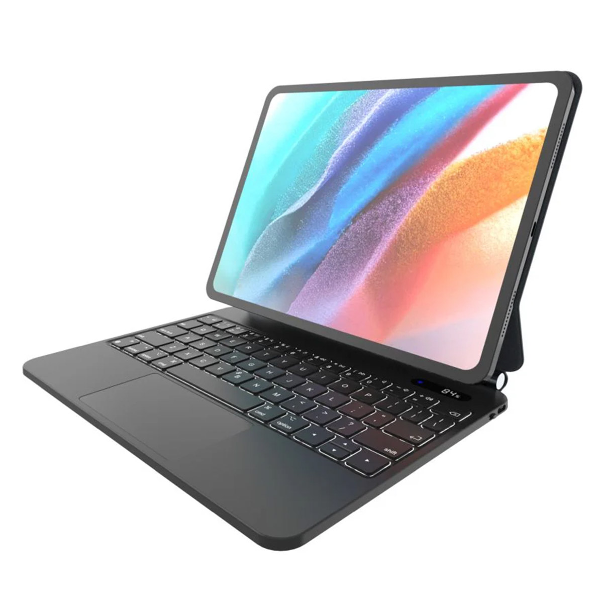 Fixed Typee QWERTY keyboard case iPad 11 (2025) 11 inch / iPad 10 (2022) 10.9 inch – Zwart