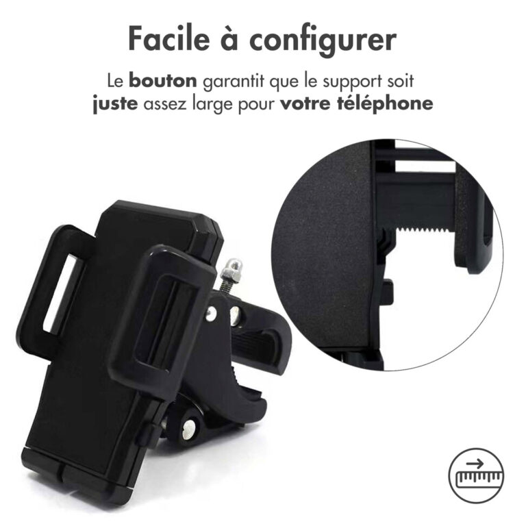 Accezz Telefoonhouder fiets - Verstelbaar - Universeel - Zwart - Afbeelding 10