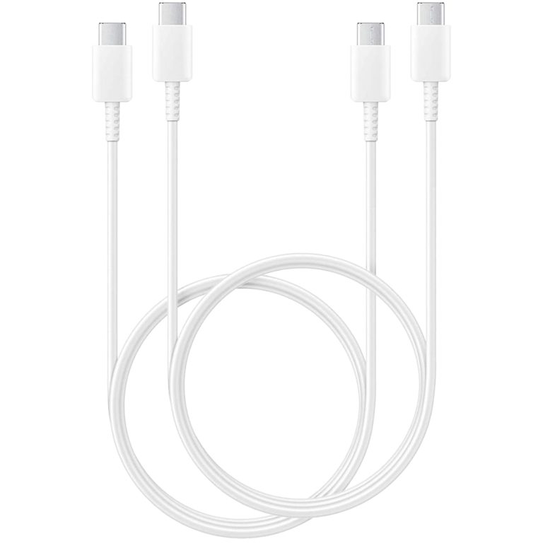 Samsung 2x Originele USB-C naar USB-C kabel in Fabrieksverpakking - 1 meter - 25 Watt - Wit - Afbeelding 2