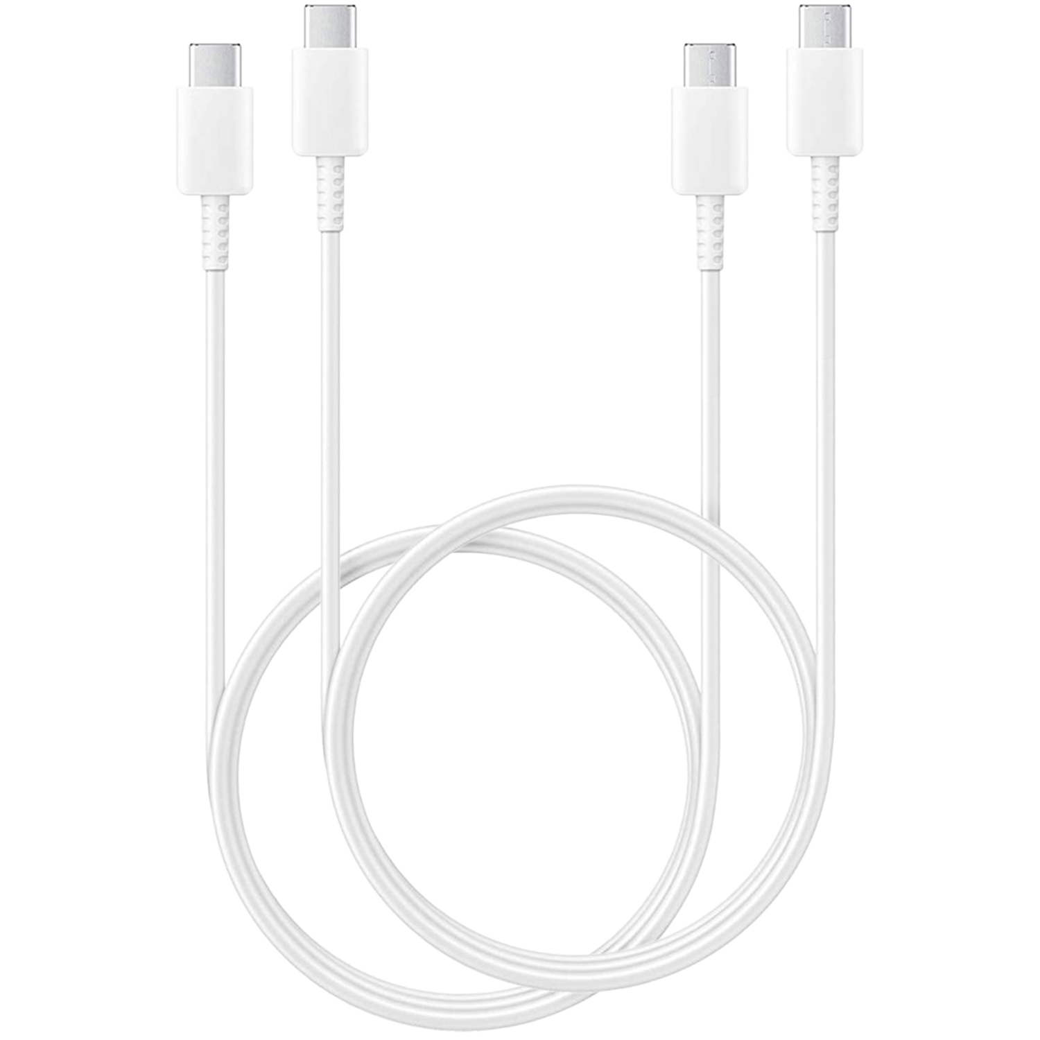 Samsung 2x Originele USB-C naar USB-C kabel in Fabrieksverpakking – 1 meter – 25 Watt – Wit
