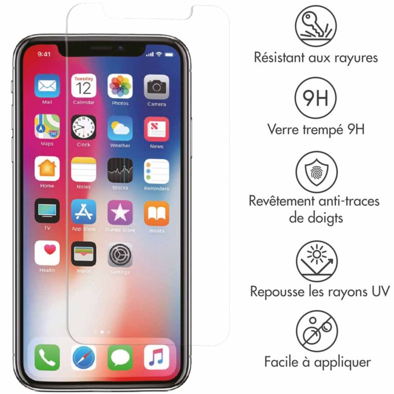 Selencia Gehard Glas Screenprotector Apple iPhone 11 Pro / Xs / X - Afbeelding 3