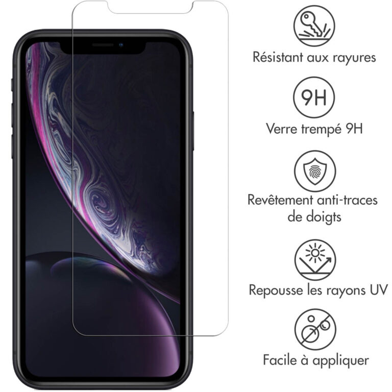 Selencia Gehard Glas Screenprotector voor Apple iPhone 12 (Pro) / 11 / Xr - Afbeelding 3