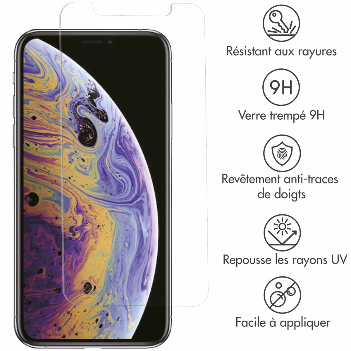 Selencia Gehard Glas Screenprotector Apple iPhone 11 Pro Max / Xs Max - Afbeelding 3