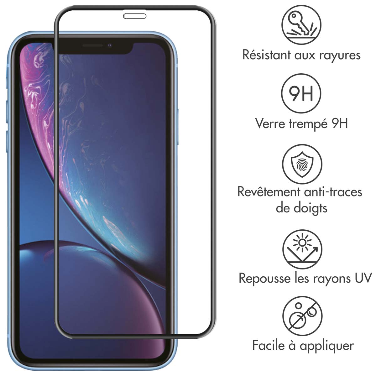 Selencia Gehard Glas Premium Screenprotector Apple iPhone 11 / Xr - Afbeelding 3