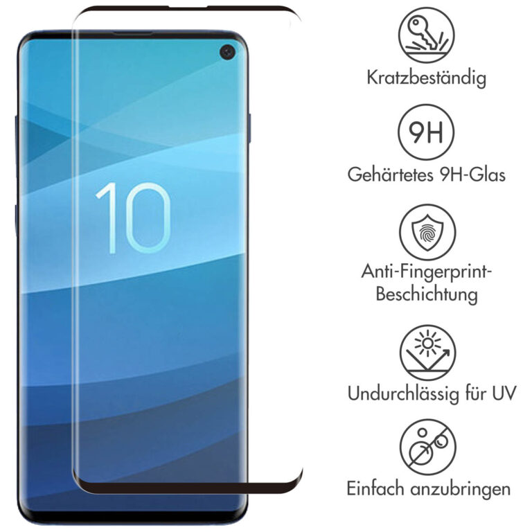 Selencia Gehard Glas Premium Screenprotector Samsung Galaxy S10 - Afbeelding 4