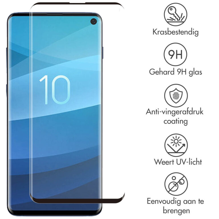 Selencia Gehard Glas Premium Screenprotector Samsung Galaxy S10 - Afbeelding 2