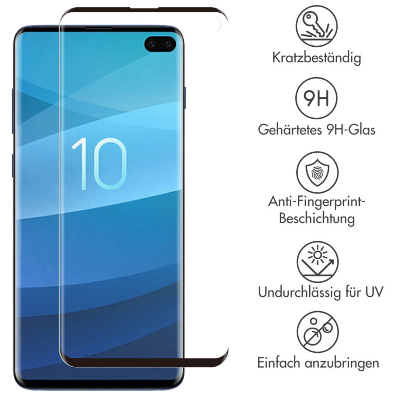 Selencia Gehard Glas Premium Screenprotector Samsung Galaxy S10 Plus - Afbeelding 4