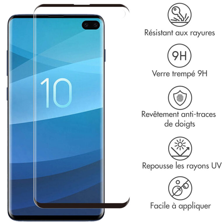 Selencia Gehard Glas Premium Screenprotector Samsung Galaxy S10 Plus - Afbeelding 3