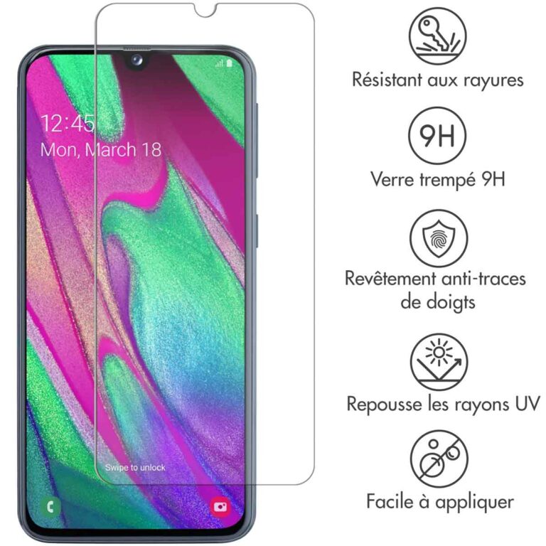 Selencia Gehard Glas Screenprotector Samsung Galaxy A40 - Afbeelding 3