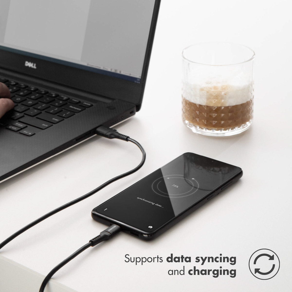 Accezz USB-C naar USB kabel - 2 meter - Zwart - Afbeelding 6