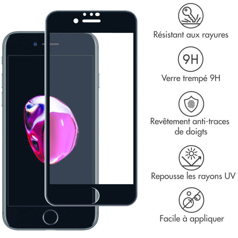 Selencia Gehard Glas Premium Screenprotector Apple iPhone 8 / 7 / 6s / 6 - Afbeelding 3