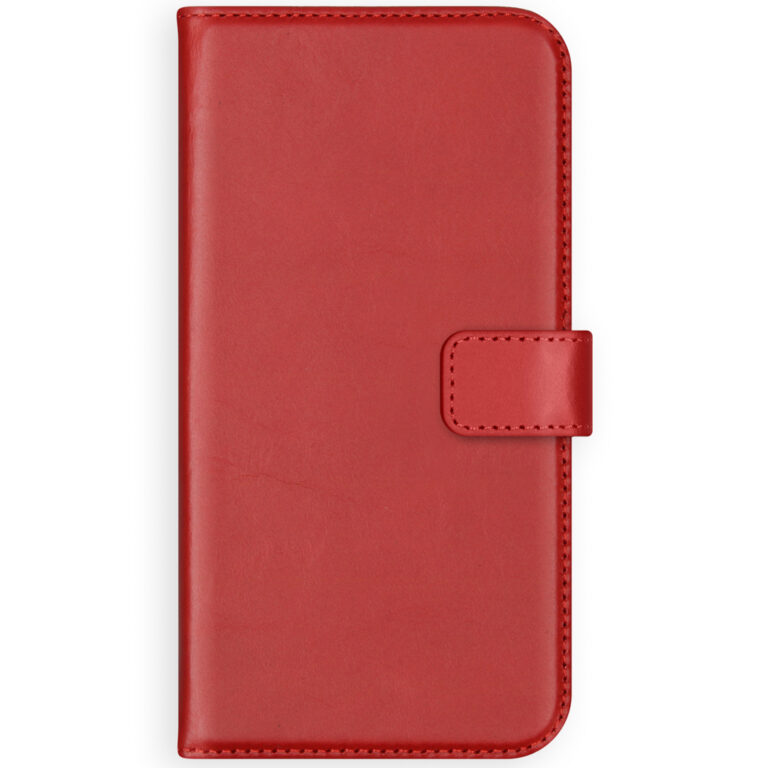 Selencia Echt Lederen Bookcase Apple iPhone 11 Pro - Rood - Afbeelding 2