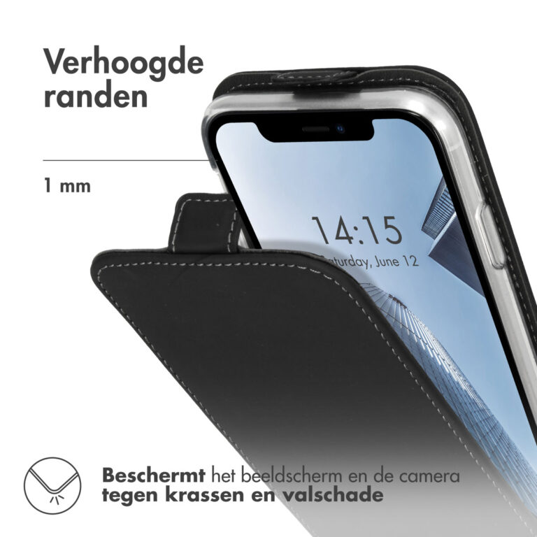 Accezz Flipcase Apple iPhone Xr - Zwart - Afbeelding 2