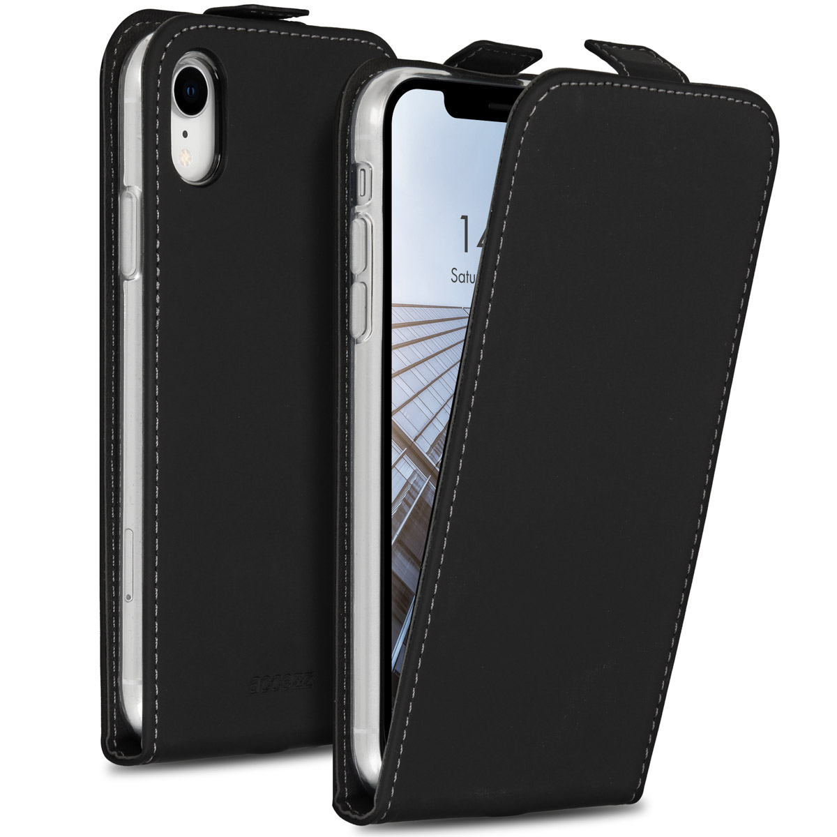 Accezz Flipcase Apple iPhone Xr – Zwart
