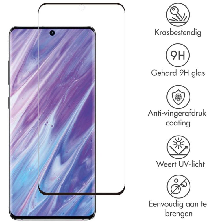 Selencia Gehard Glas Premium Screenprotector Samsung Galaxy S20 Plus - Afbeelding 2