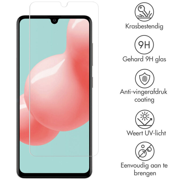 Selencia Gehard Glas Screenprotector Samsung Galaxy A41 - Afbeelding 2