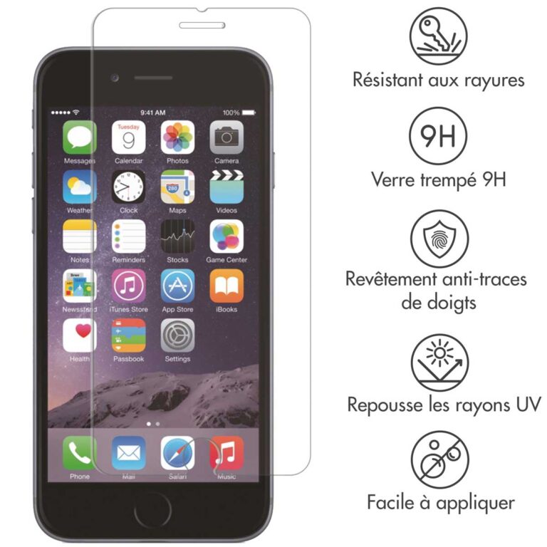 Selencia Gehard Glas Screenprotector Apple iPhone SE (2022 / 2020) - Afbeelding 3