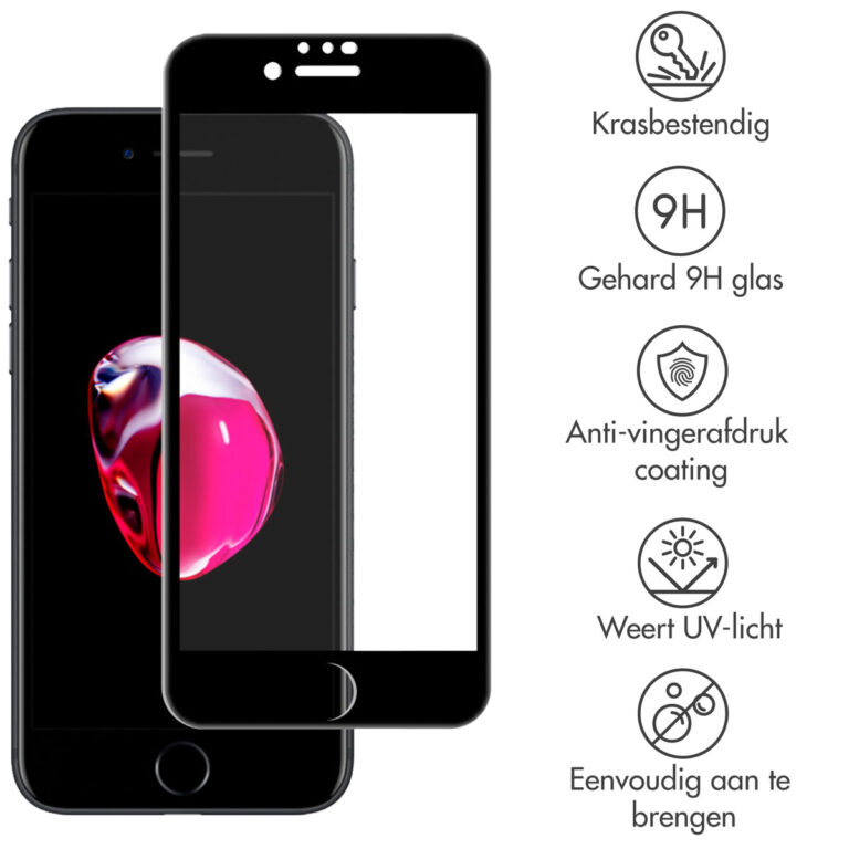 Selencia Gehard Glas Premium Screenprotector Apple iPhone SE (2022 / 2020) - Afbeelding 2