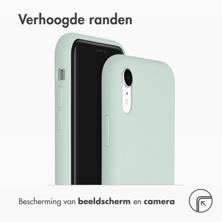 Accezz Liquid Silicone Backcover Apple iPhone Xr - Sky Blue - Afbeelding 6