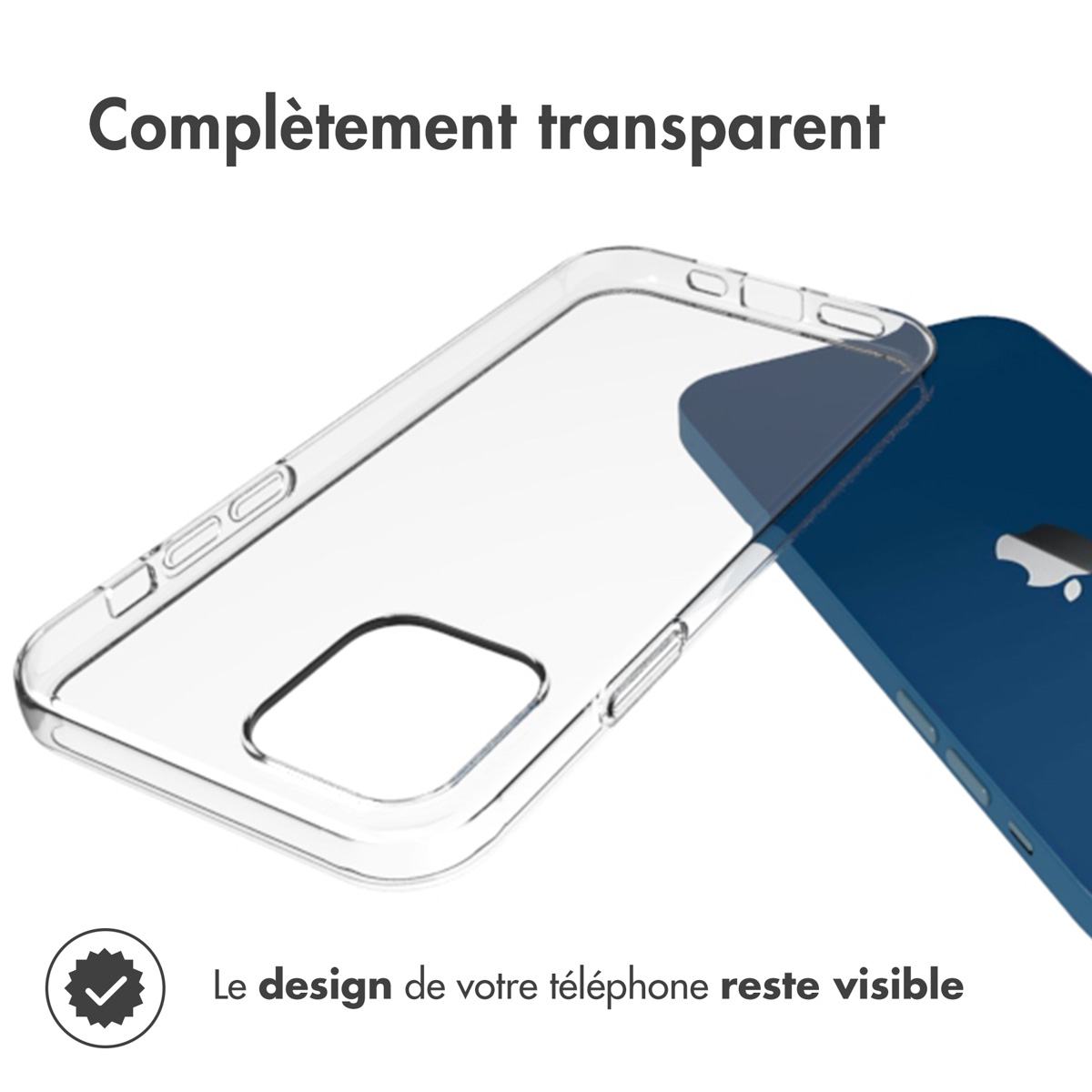 Accezz Clear Backcover Apple iPhone 12 Mini - Transparant - Afbeelding 9
