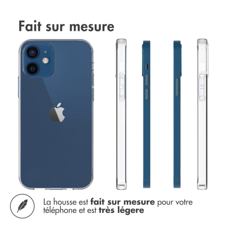 Accezz Clear Backcover Apple iPhone 12 Mini - Transparant - Afbeelding 7