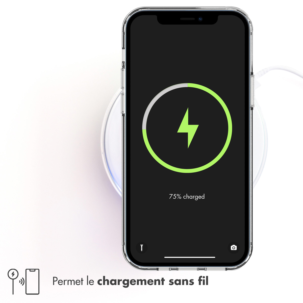 Accezz Clear Backcover Apple iPhone 12 Mini - Transparant - Afbeelding 6