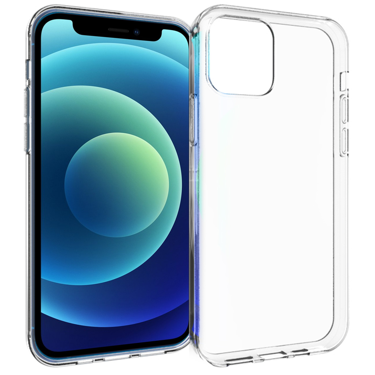 Accezz Clear Backcover Apple iPhone 12 Mini – Transparant