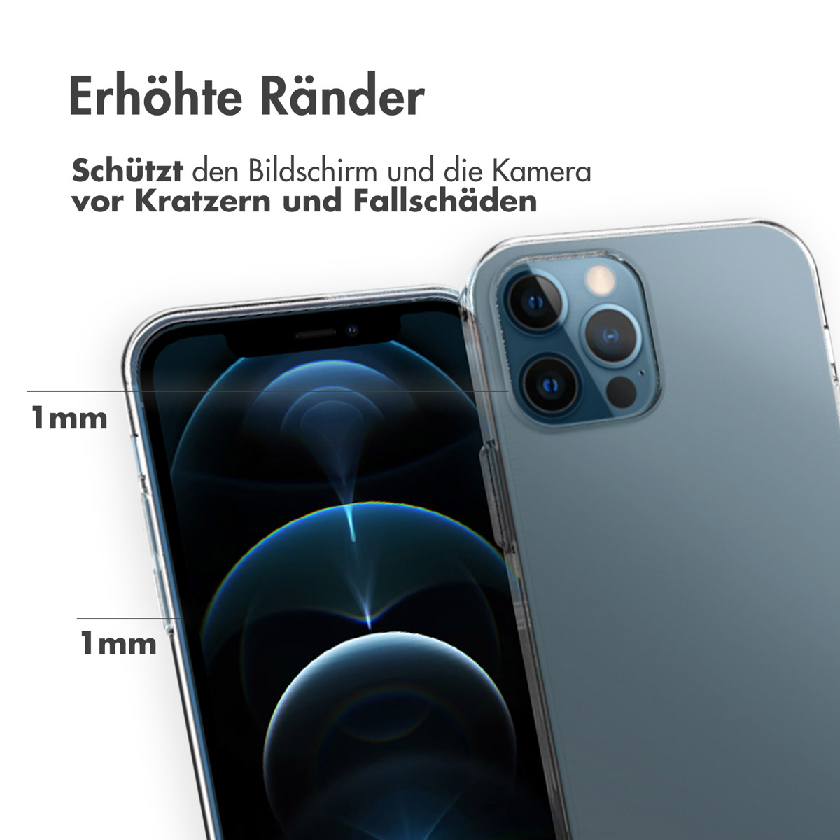 Accezz Clear Backcover Apple iPhone 12 (Pro) - Transparant - Afbeelding 5