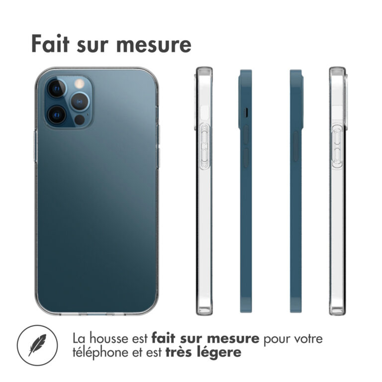 Accezz Clear Backcover Apple iPhone 12 (Pro) - Transparant - Afbeelding 7