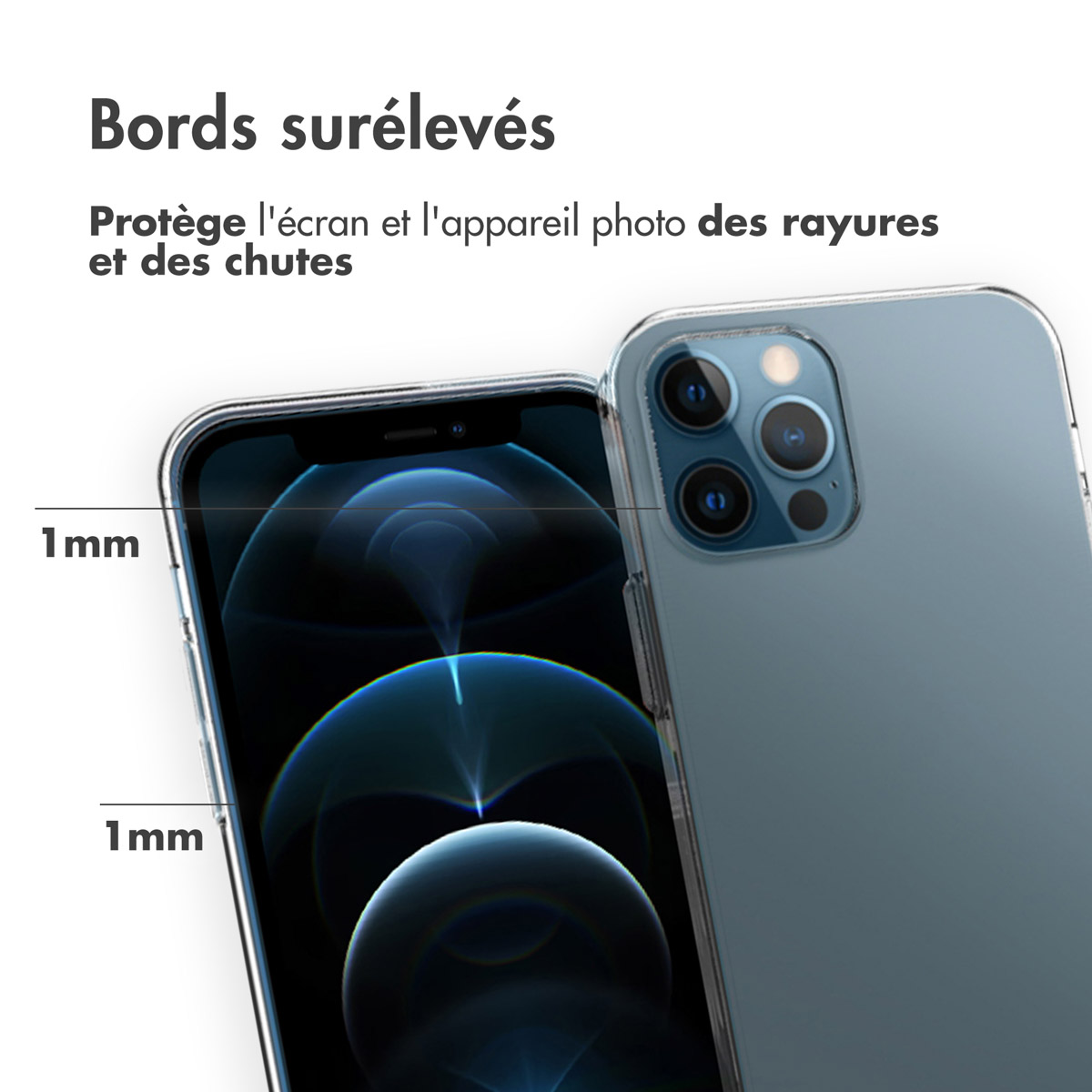 Accezz Clear Backcover Apple iPhone 12 Pro Max - Transparant - Afbeelding 6