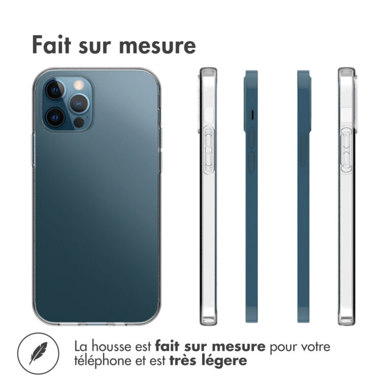 Accezz Clear Backcover Apple iPhone 12 Pro Max - Transparant - Afbeelding 7