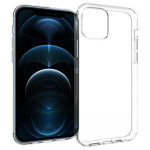 Accezz Clear Backcover Apple iPhone 12 Pro Max - Transparant
