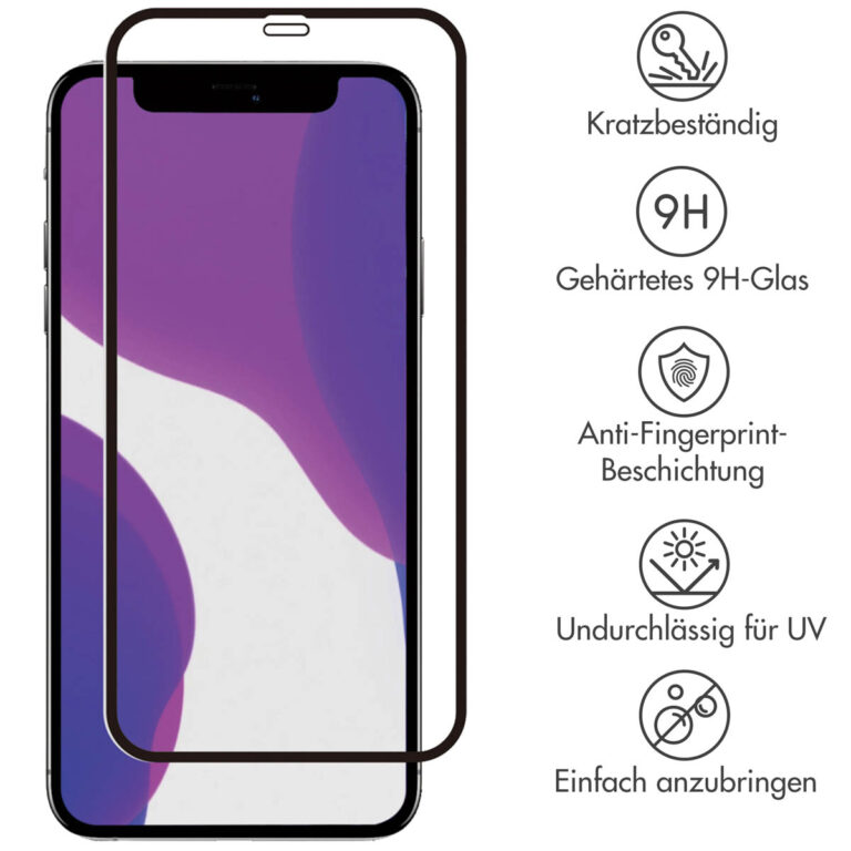 Selencia Gehard Glas Premium Screenprotector Apple iPhone 12 (Pro) - Afbeelding 4