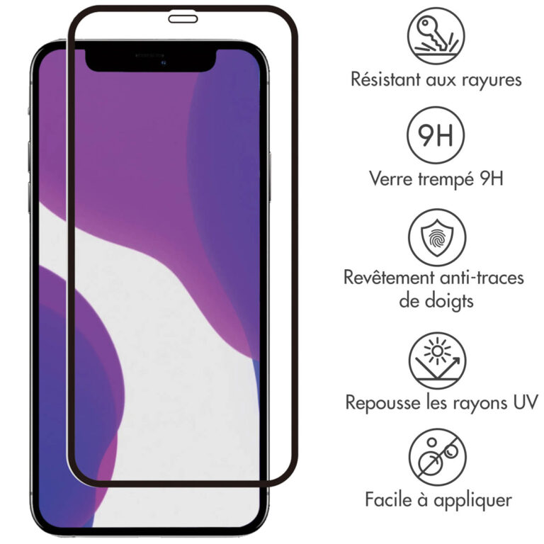 Selencia Gehard Glas Premium Screenprotector Apple iPhone 12 (Pro) - Afbeelding 3