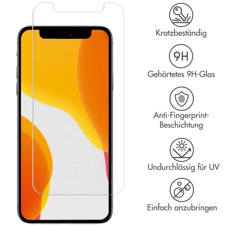Selencia Gehard Glas Screenprotector Apple iPhone 12 Mini - Afbeelding 4
