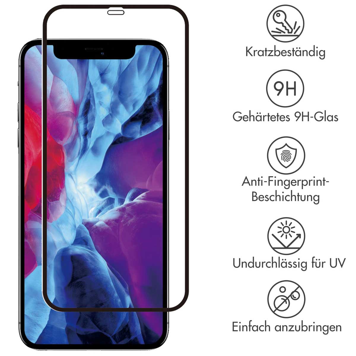 Selencia Gehard Glas Premium Screenprotector Apple iPhone 12 Pro Max - Afbeelding 4